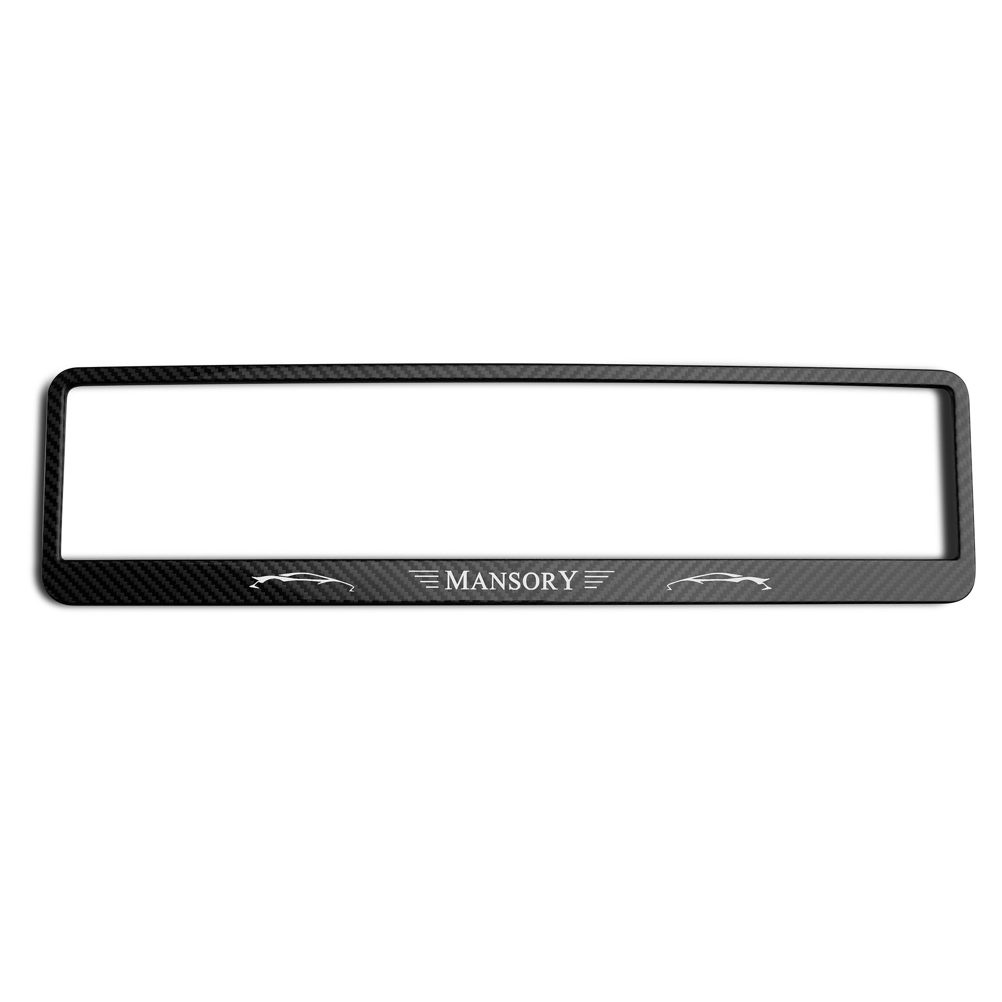 MANSORY Carbon license plate holder– EU Edition (One Set)