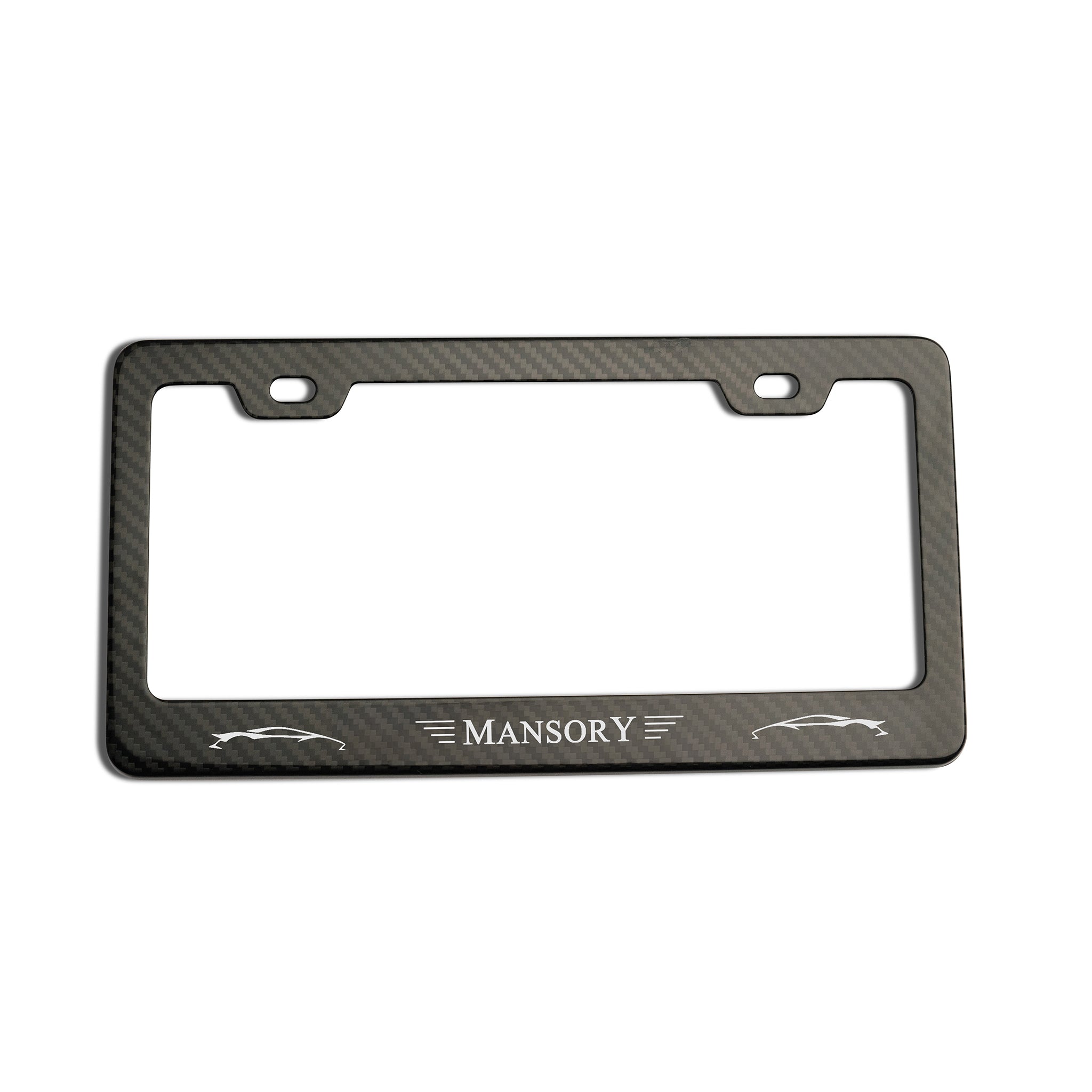 MANSORY Carbon license plate holder– EU / US Edition (One Set)