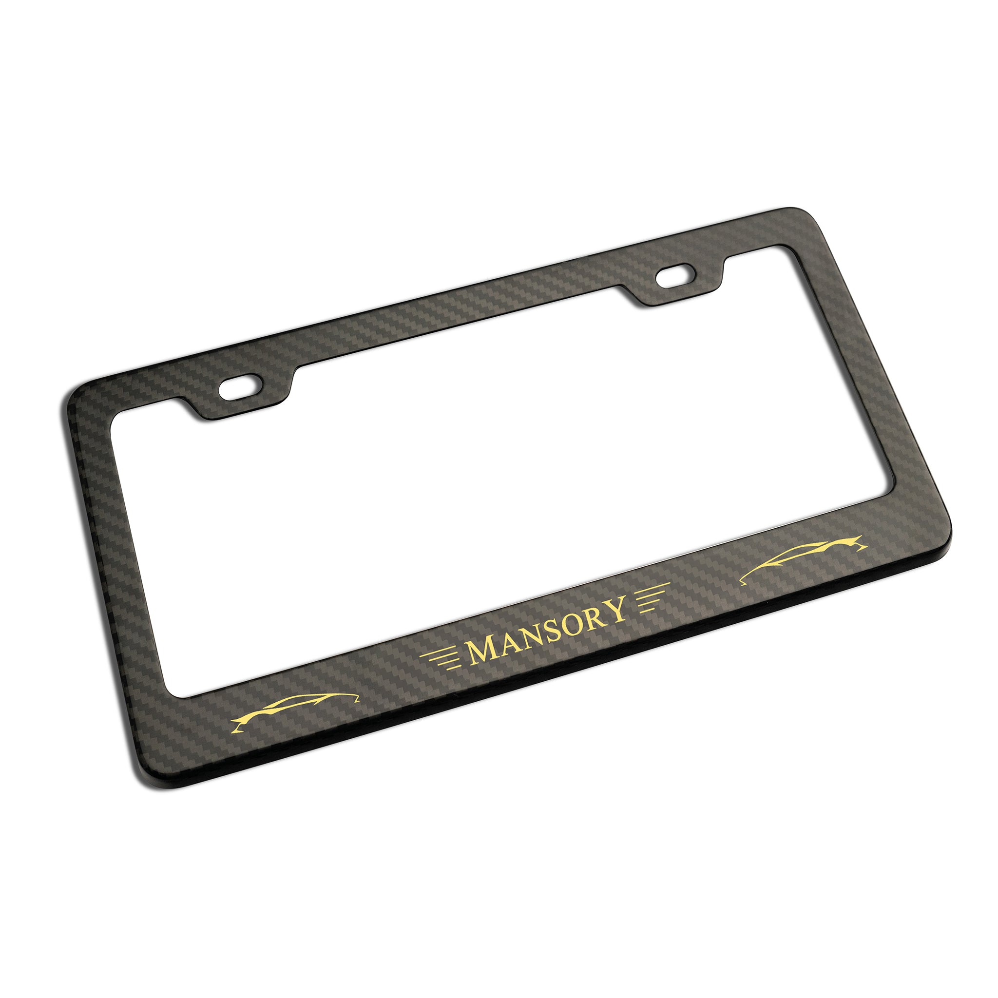 MANSORY Carbon license plate holder– US Edition (One Set)