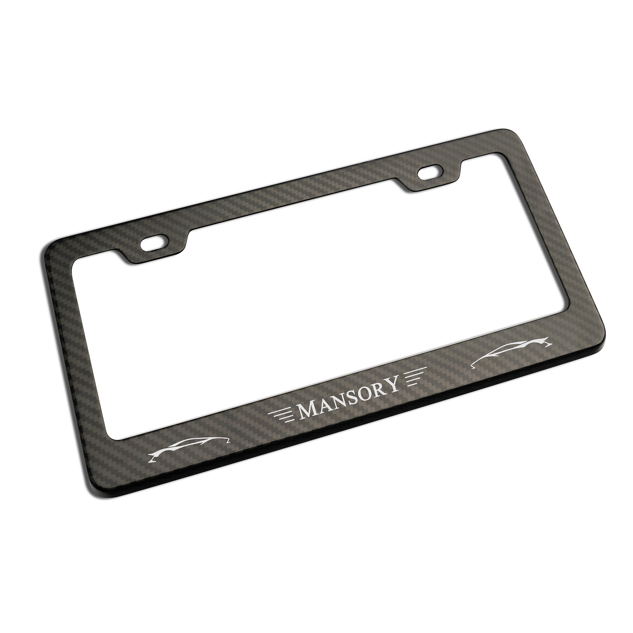 MANSORY Carbon license plate holder– US Edition (One Set)